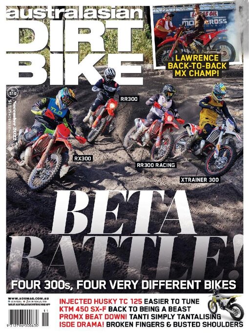 Title details for Australasian Dirt Bike Magazine by Citrus Media Digital Pty Ltd. - Available